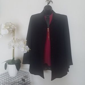 Linda Allard Ellen Tracy Black Blazer size 10